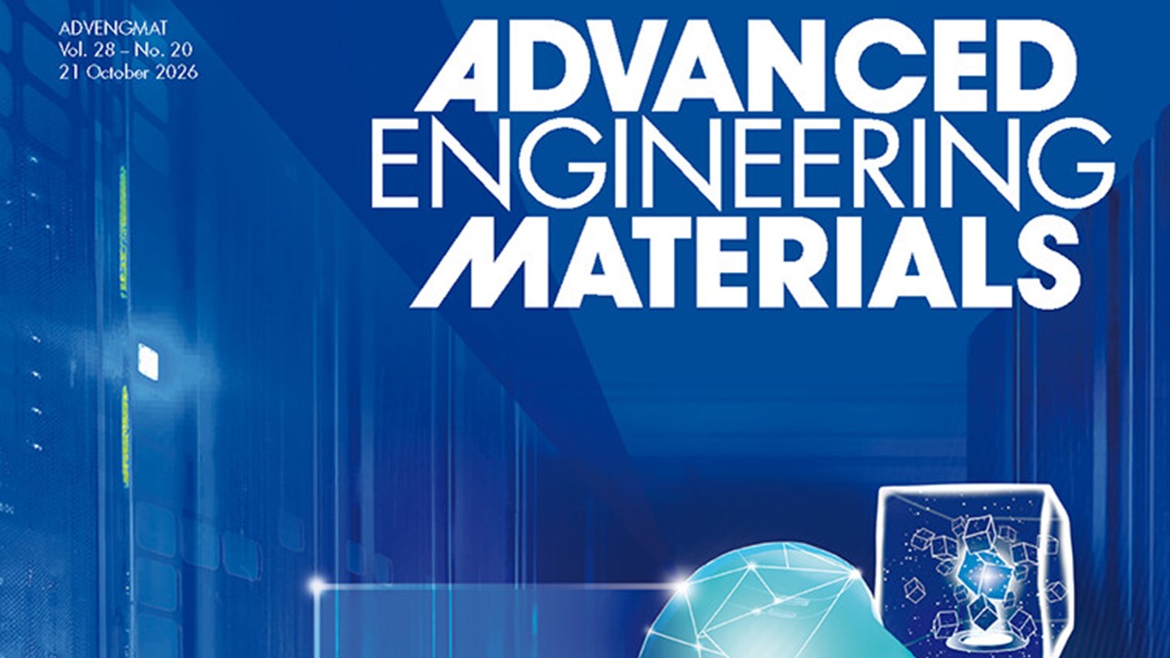  The PEPR DIADEM is contributing to a special issue of Advanced Engineering Materials devoted to the digitization of materials 